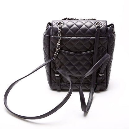 Chanel Urban Spirit Backpack Small Lambskin Navy