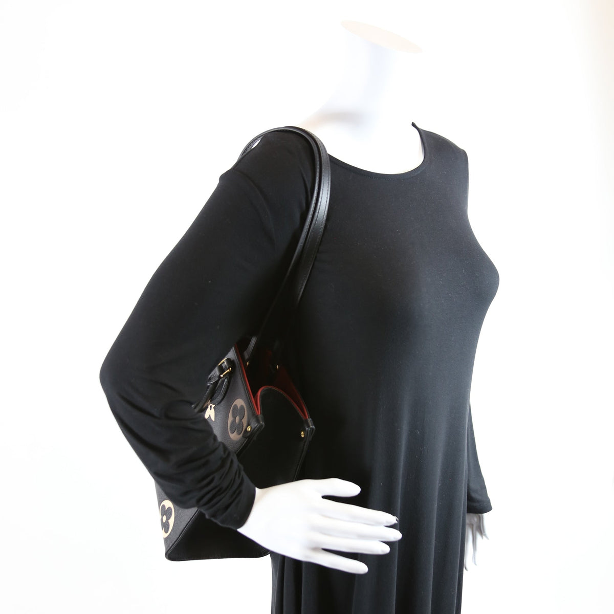 ONTHEGO MM Bicolor Empreinte Black/Beige