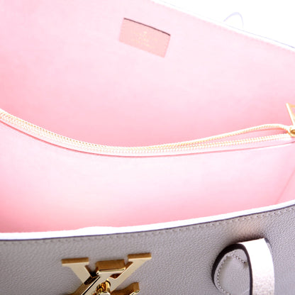 Louis-Vuitton Lockme Shopper Calfskin Beige