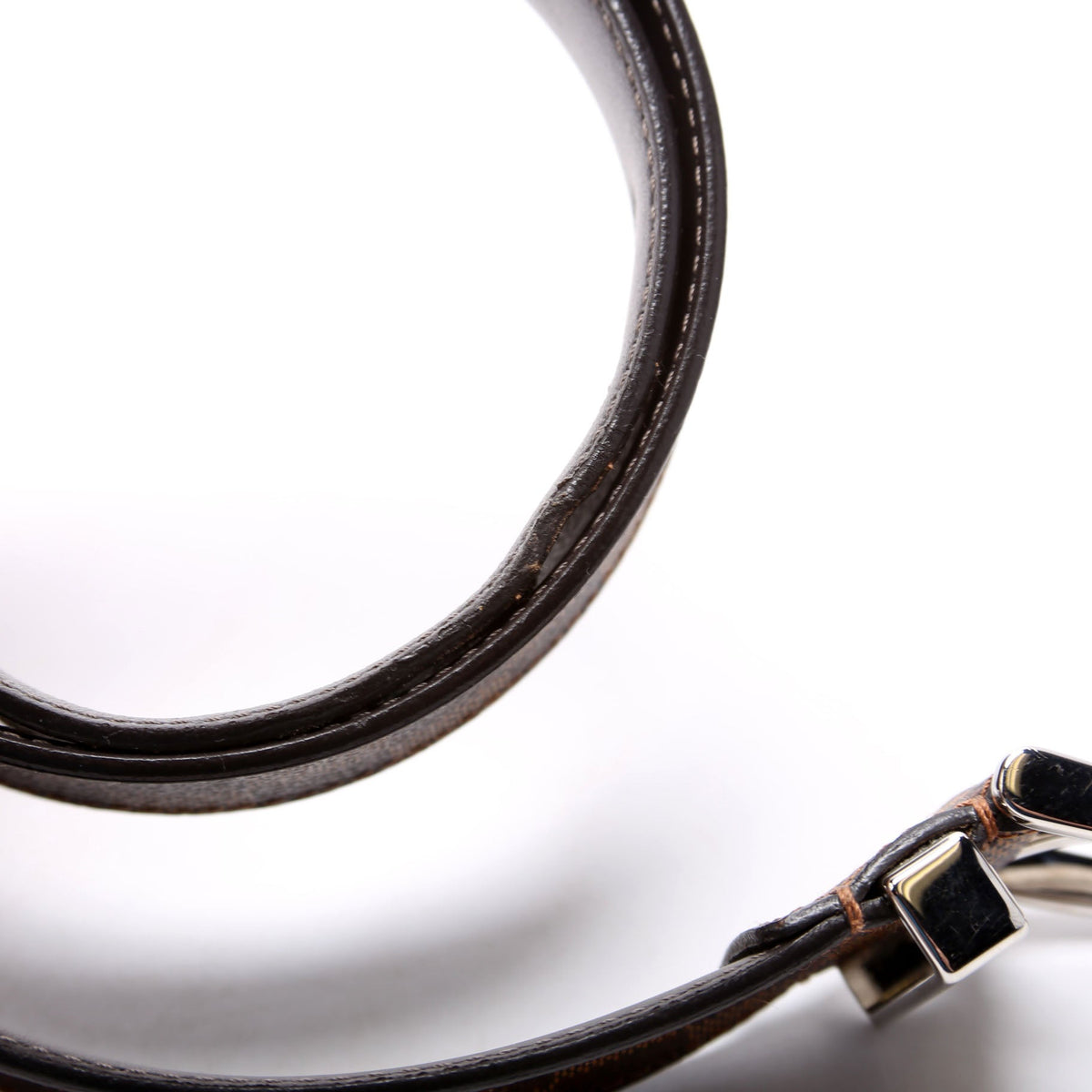 LV Damier Buckle Reversible Leather Belt Size 85/34