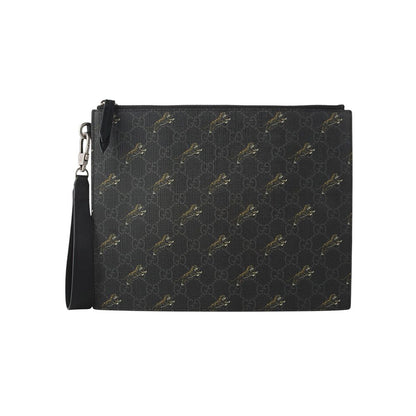 Gucci GG Tiger Print Strap Clutch Bag 575136 34635Y 130861936