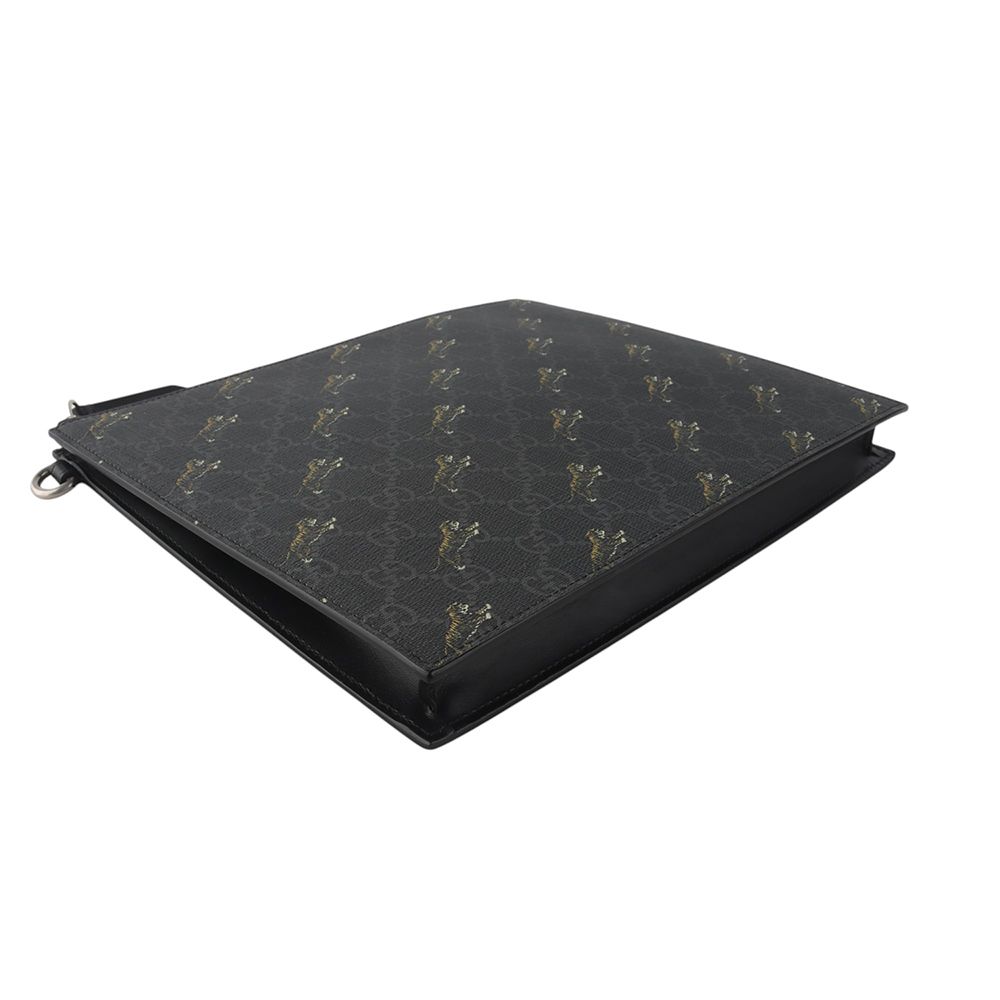 Gucci GG Tiger Print Strap Clutch Bag 575136 34635Y 130861936