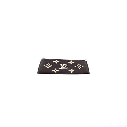Pochette Felicie Bicolor Zip Insert Only Black/Beige