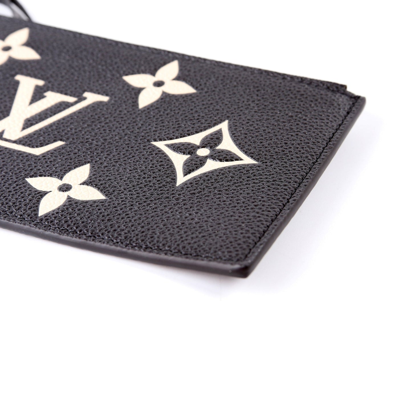 Pochette Felicie Bicolor Zip Insert Only Black/Beige