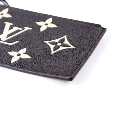 Pochette Felicie Bicolor Zip Insert Only Black/Beige