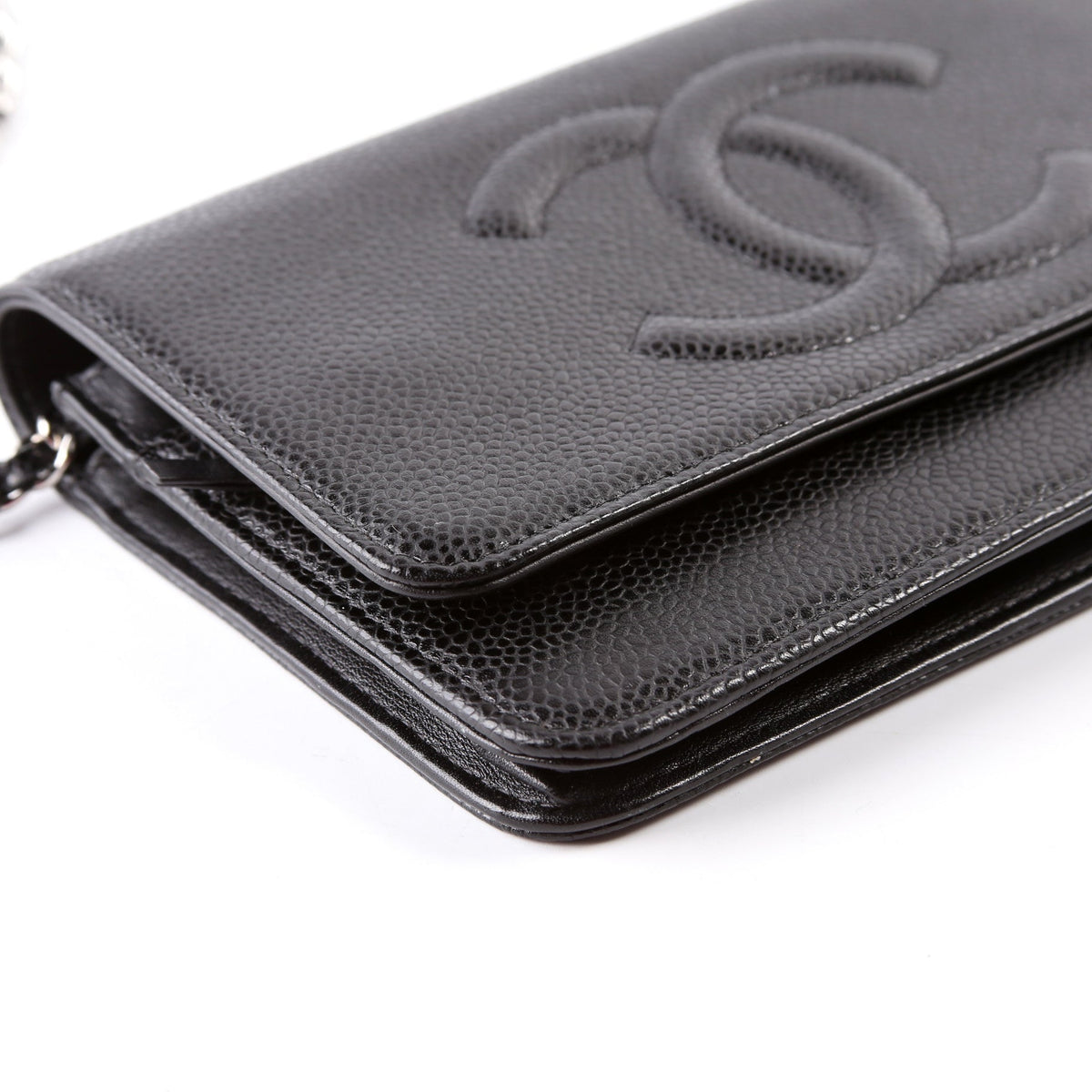 Chanel WOC Timeless CC Caviar 18M Black