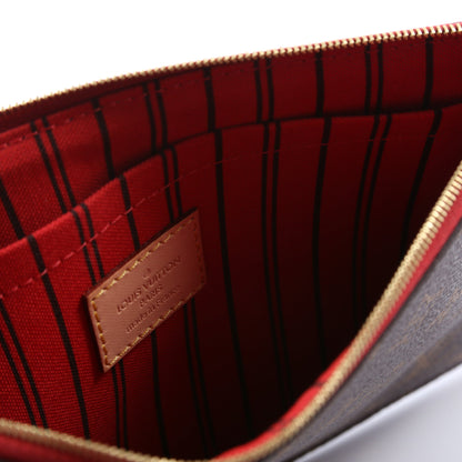 Pochette Only Monogram Neverfull Red
