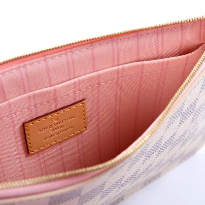 Pochette Only Damier Azur Neverfull Pink