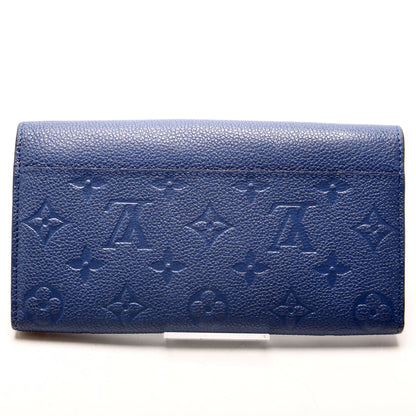 Sarah Wallet Empreinte Blue