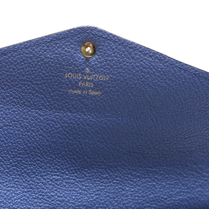 Sarah Wallet Empreinte Blue