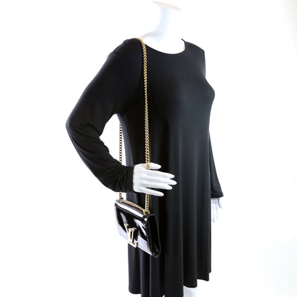 Louise MM Chain Bag Vernis Black