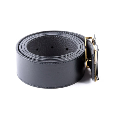 LV Optic 40MM Reversible Leather Belt Size 90/36 Black