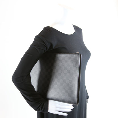 Pochette Jour GM Damier Graphite Black