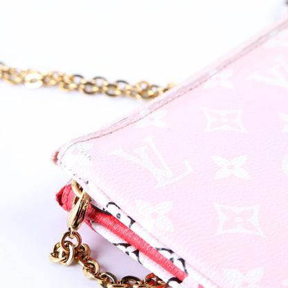 Double Zip Pochette Giant Reverse Monogram