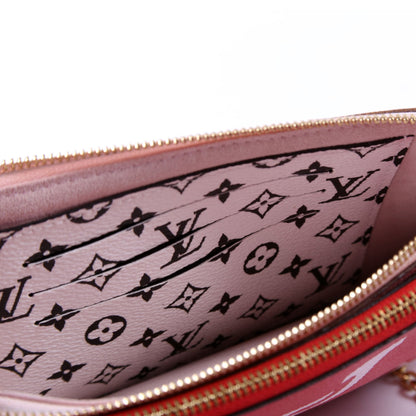 Double Zip Pochette Giant Reverse Monogram