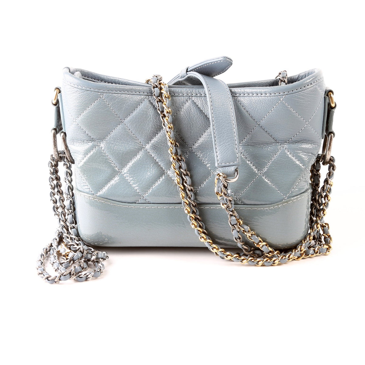 Chanel Gabrielle Hobo Small Calfskin 25M Blue