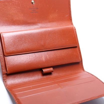 Porte Tresor International Wallet Epi Brown