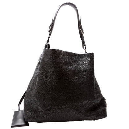 Louis-Vuitton Antheia Hobo PM Black