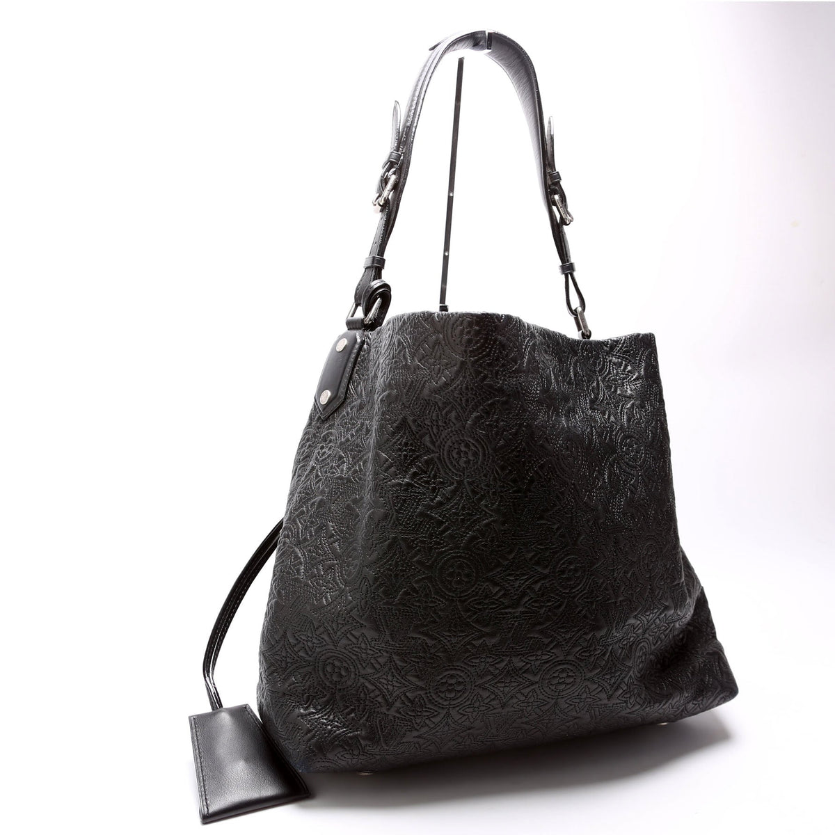 Louis-Vuitton Antheia Hobo PM Black