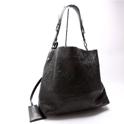 Louis-Vuitton Antheia Hobo PM Black