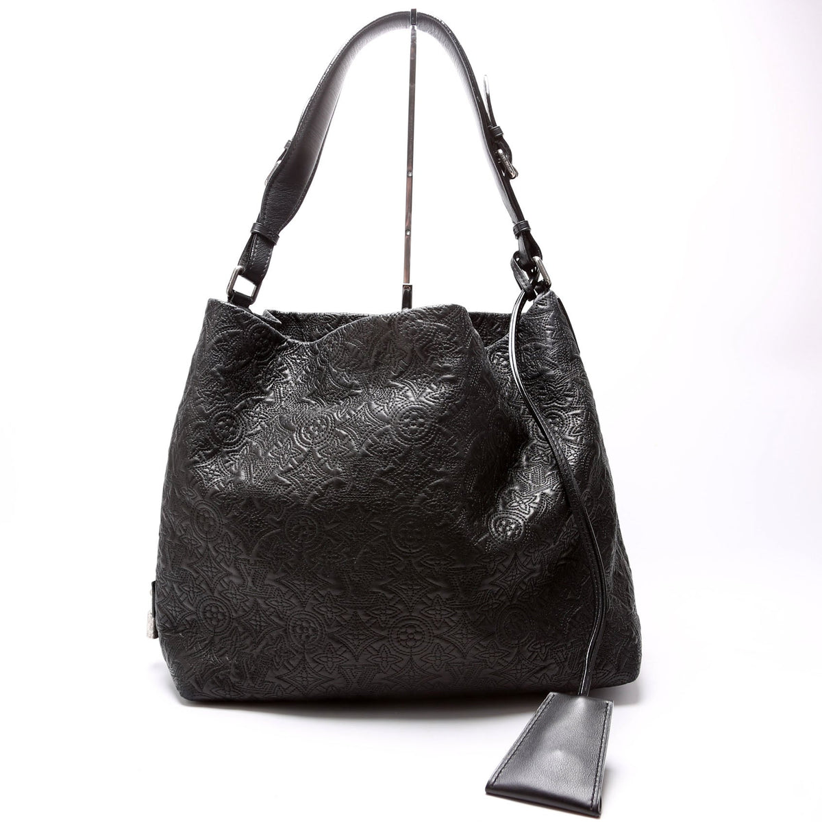 Louis-Vuitton Antheia Hobo PM Black
