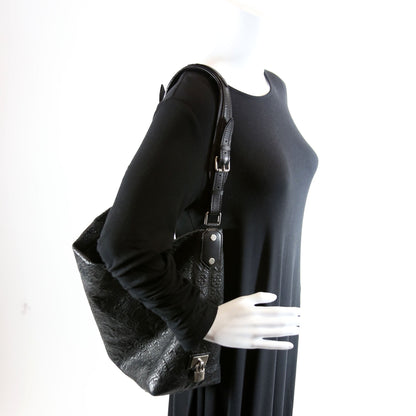 Louis-Vuitton Antheia Hobo PM Black