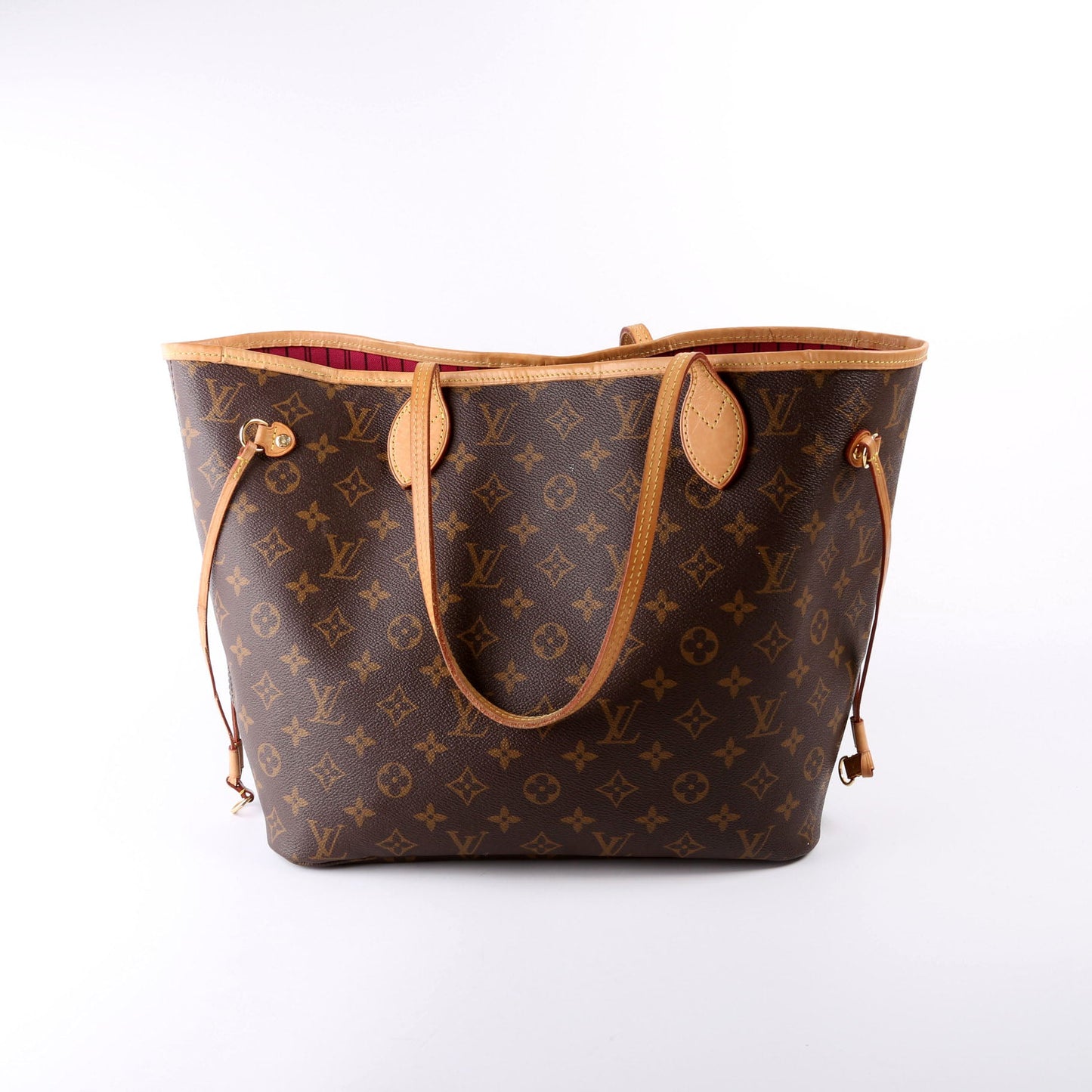 Neverfull With Wallet MM Monogram Pink Interior