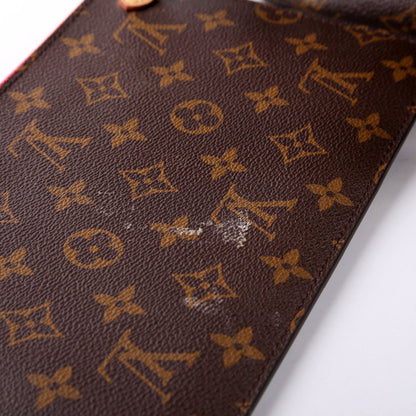 Neverfull With Wallet MM Monogram Pink Interior