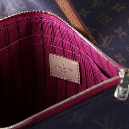Neverfull With Wallet MM Monogram Pink Interior