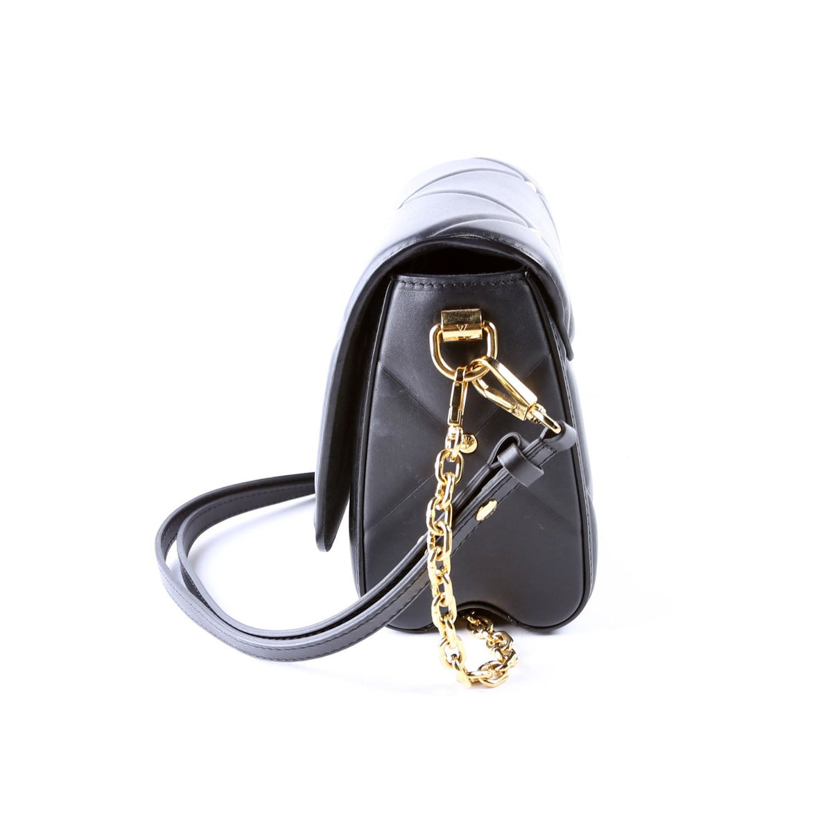 Twist MM Quilted Lambskin Black