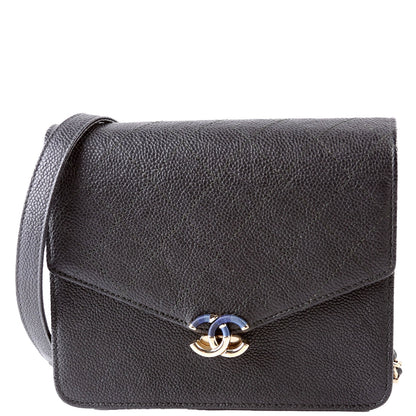 Chanel WOC Square Cuba Grained Calfskin Black