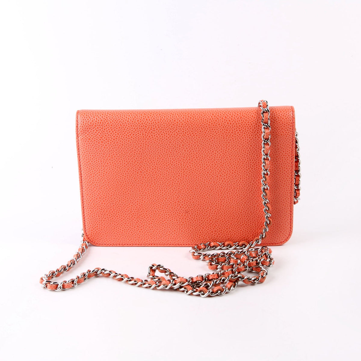 Chanel WOC Timeless CC Caviar Coral