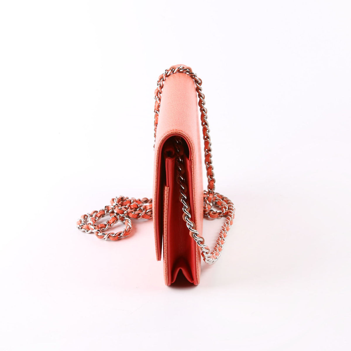 Chanel WOC Timeless CC Caviar Coral