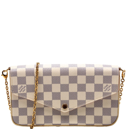 Pochette Felicie Damier Azur
