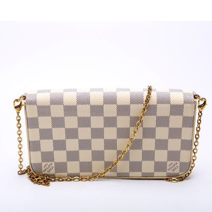Pochette Felicie Damier Azur