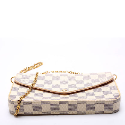 Pochette Felicie Damier Azur