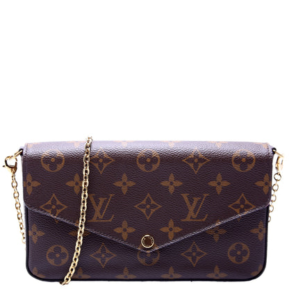 Pochette Felicie Monogram Berry