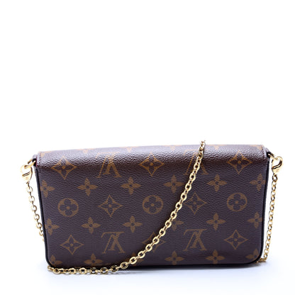 Pochette Felicie Monogram Berry