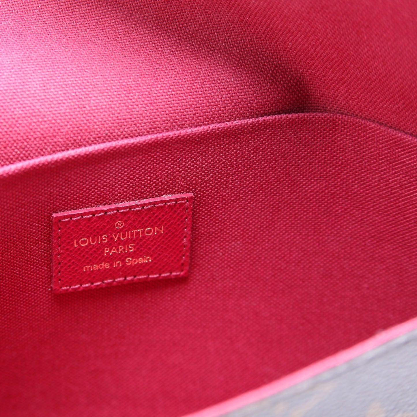 Pochette Felicie Monogram Berry