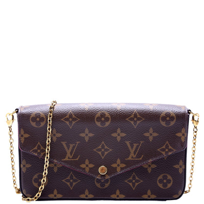 Pochette Felicie Monogram Berry