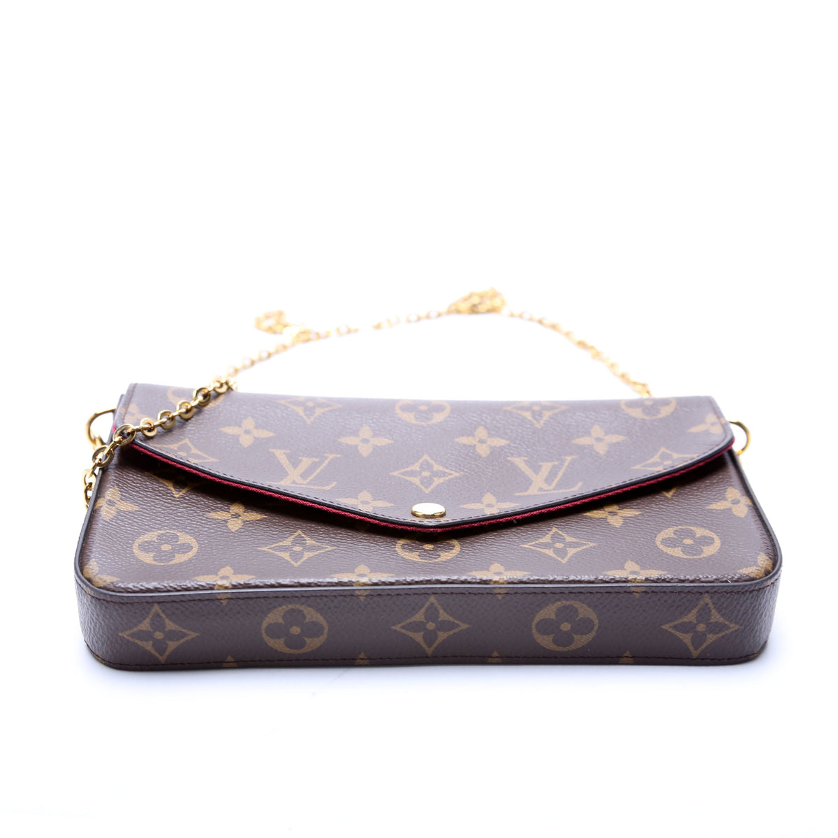 Pochette Felicie Monogram Berry