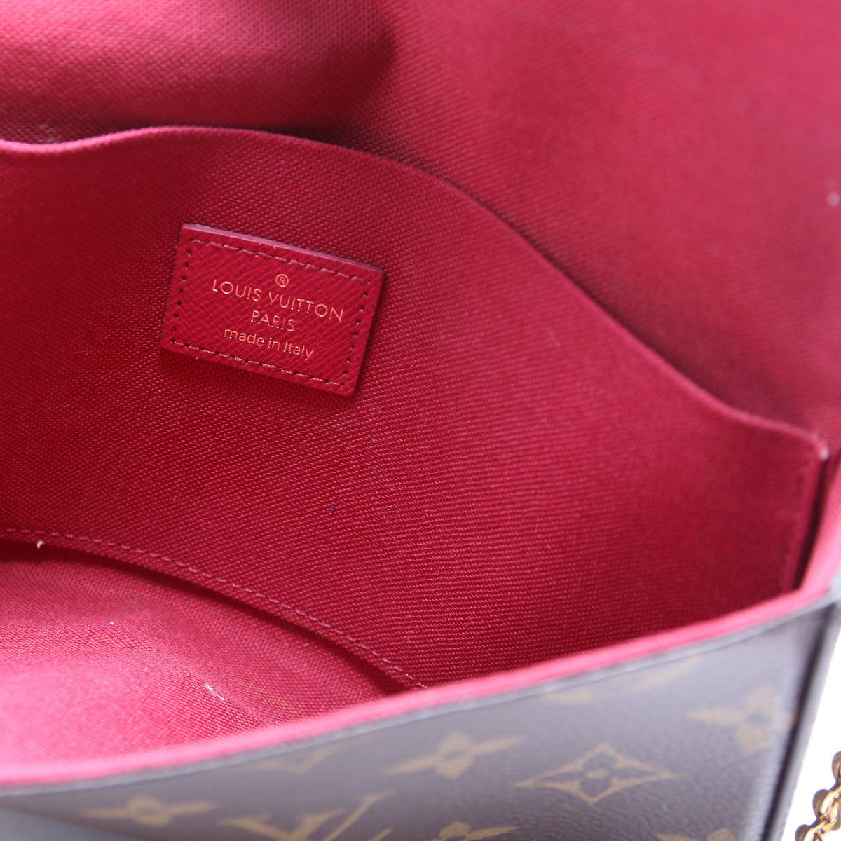 Pochette Felicie Monogram Berry