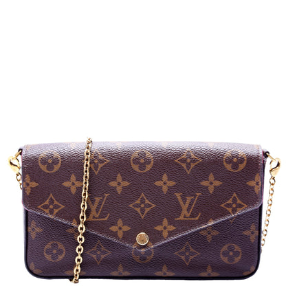 Pochette Felicie Monogram Berry