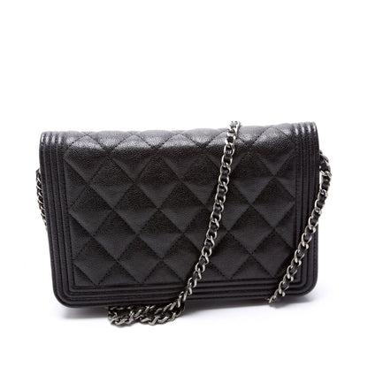 Chanel WOC Boy Caviar Black