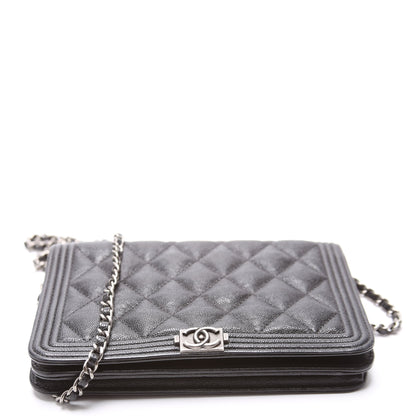 Chanel WOC Boy Caviar Black