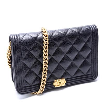 Chanel WOC Boy Caviar Black