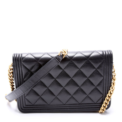 Chanel WOC Boy Caviar Black