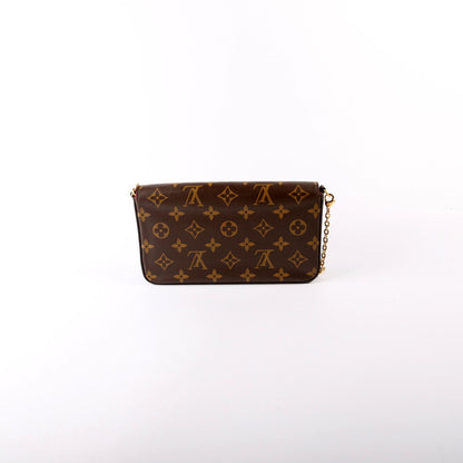 Pochette Felicie Monogram Berry