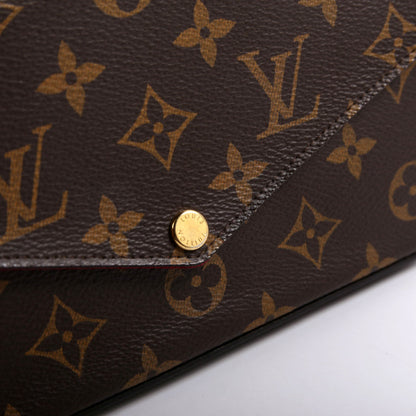 Pochette Felicie Monogram Berry