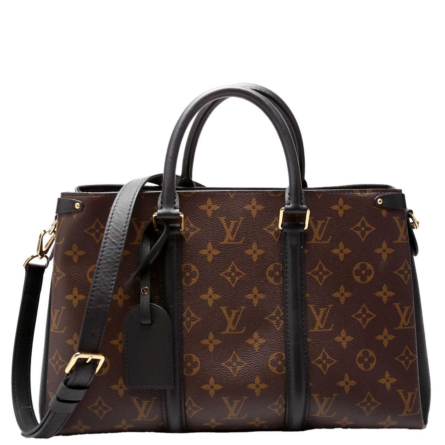 Louis-Vuitton Soufflot MM Monogram Black